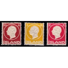 1912 - Island - Frederik VIII - Diverse ustemplede mærker.